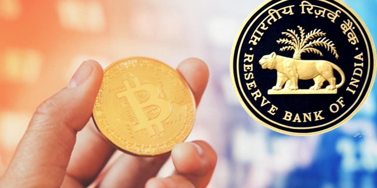 Reserve Bank of India logo representing the decline in digital currency transactions after an initial surge.