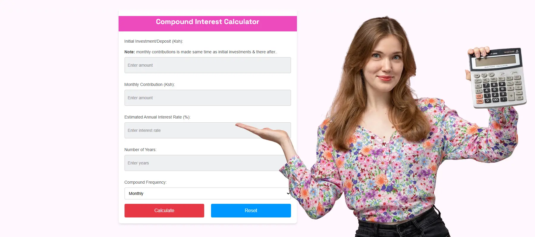 compound interest calculator kenya