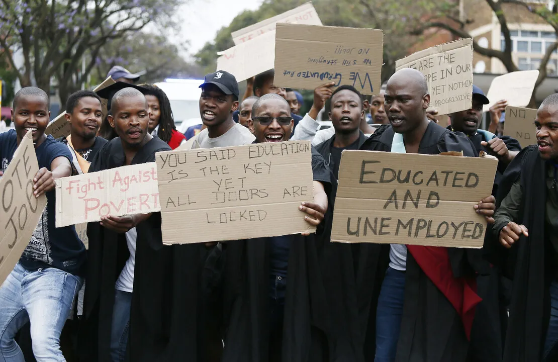 South Africa’s unemployment rate climbs to 33.2% in Q2 2025