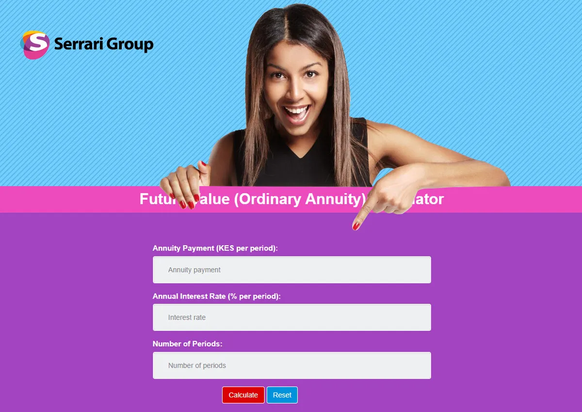 Future Value (Ordinary Annuity) Calculator