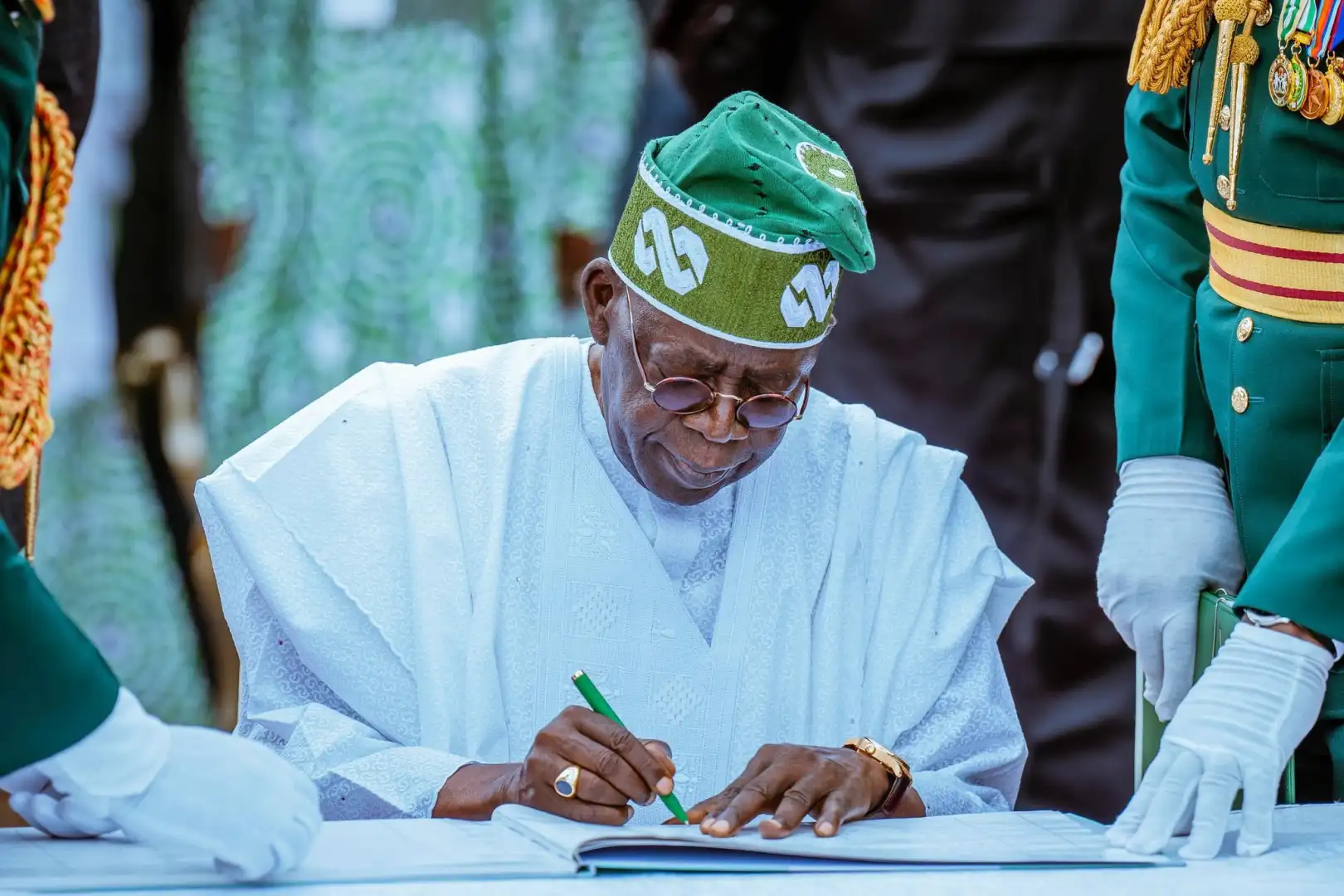 President Tinubu pointed to Nigeria's green bond program