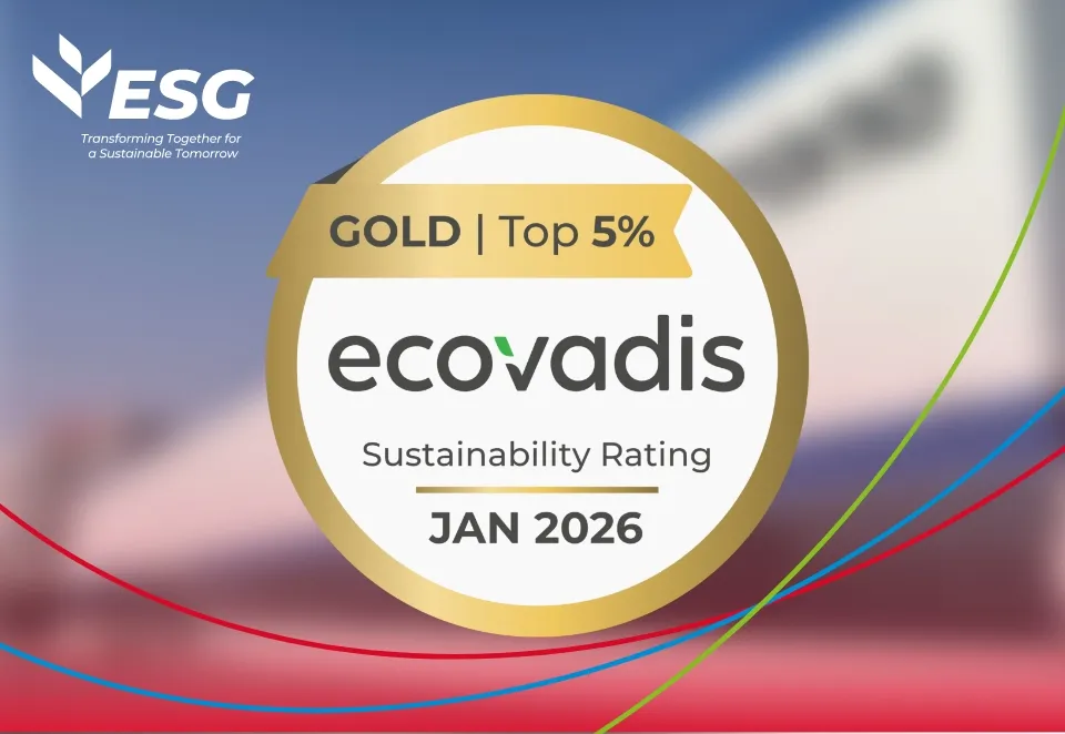 EcoVadis Gold Medal,